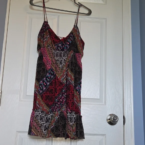 Kismet Vibrant Patchwork Mini Dress - Picture 1 of 5